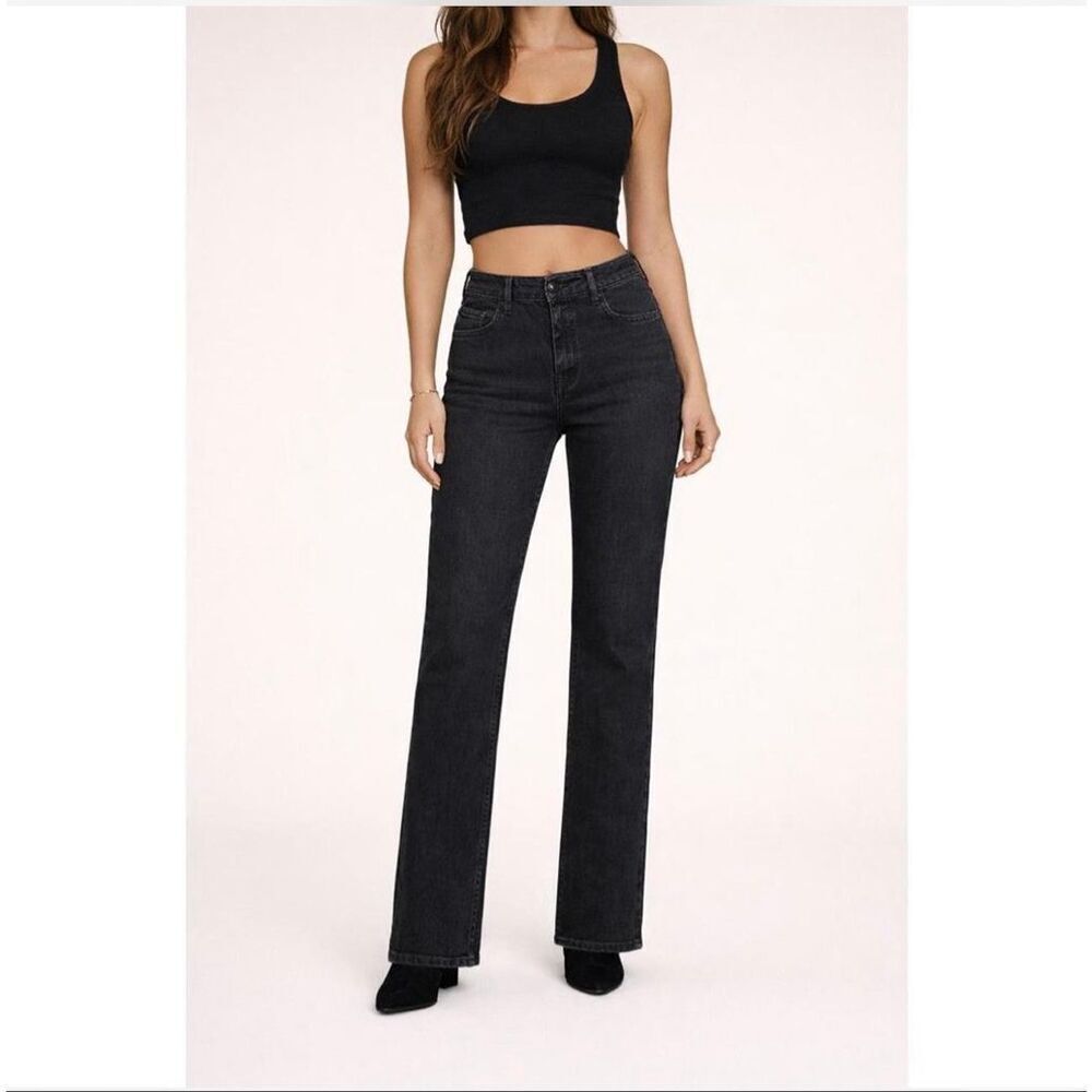 🌸 The Kooples Women’s Vestiaire Black Straight Leg Jeans Size 31 New